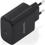 AISENS Cargador GaN 45W con 1xUSB-C PD3.0, Negro